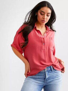 Buckle BKE Chest Pocket Henley | Size Small | NWOT